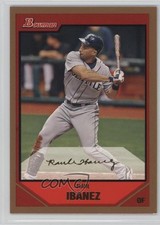 2007 Bowman Gold Raul Ibanez #172 0l2