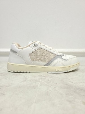 Dior White Oblique B27 Low-Top Sneaker 127309848