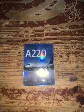 DELTA AIR LINES PILOT TRADING CARD 56 AIRBUS A220-300 CARD 2022 NEW!