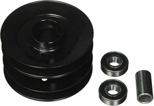 Mower Drive Double Pulley & Bearings for 42" Deck Cub Cadet LT1018 MTD 756-1202
