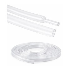 5 ft 3/16" Heat Shrink Tubing 2:1 - Clear - Polyolefin Made in USA
