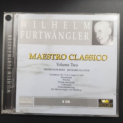 WILHELM FURTWÄNGLER maestro classico volume two schubert / wagner EX/EX (2CD)