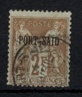 Colony - Port Said, YV 17 used, 1 short tooth, price 90 euros (OB067)