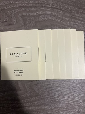 8 Pack Jo Malone Wood Sage & Sea Salt Cologne 1.5ml Sample Sprays