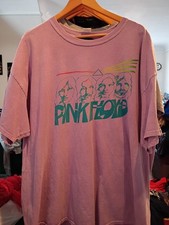Vintage Stone Wash Pink Floyd T Shirt Size XL Dark Side Of The Moon