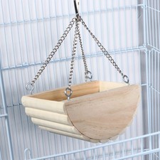Parrot Hammock Nest Bed for Parrots Coconut Hamster Bird Hanging Swing