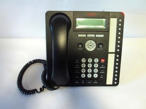 *Lot of 10* Avaya 1616-I Office IP Display Phone w/ Handset Black 1616D01A-003