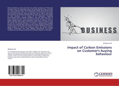 Mudassar Ali | Impact of Carbon Emissions on Customer's buying behaviour | Buch