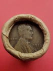1922 WEAK D LINCOLN WHEAT CENT 1909-P LINCOLN WHEAT PENNY ROLL ENDS BANKROLLED!!