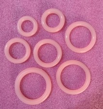 Silicone Ring pessary set of 7  2, 2.25, 2.5, 2.75, 3, 3.25, 3.5 inch I USA