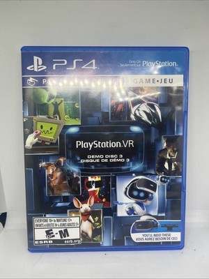 PlayStation VR Demo Disc 3 PS4 4 Complete
