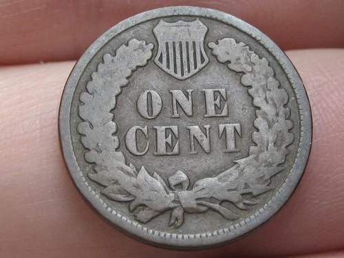 1890 Indian Head One Cent Penny- Good/VG Details, Brown