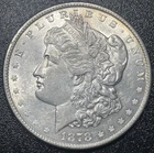 1878 8TF Morgan Silver Dollar $1 Choice AU Coin VAM 14.1 Double Eye