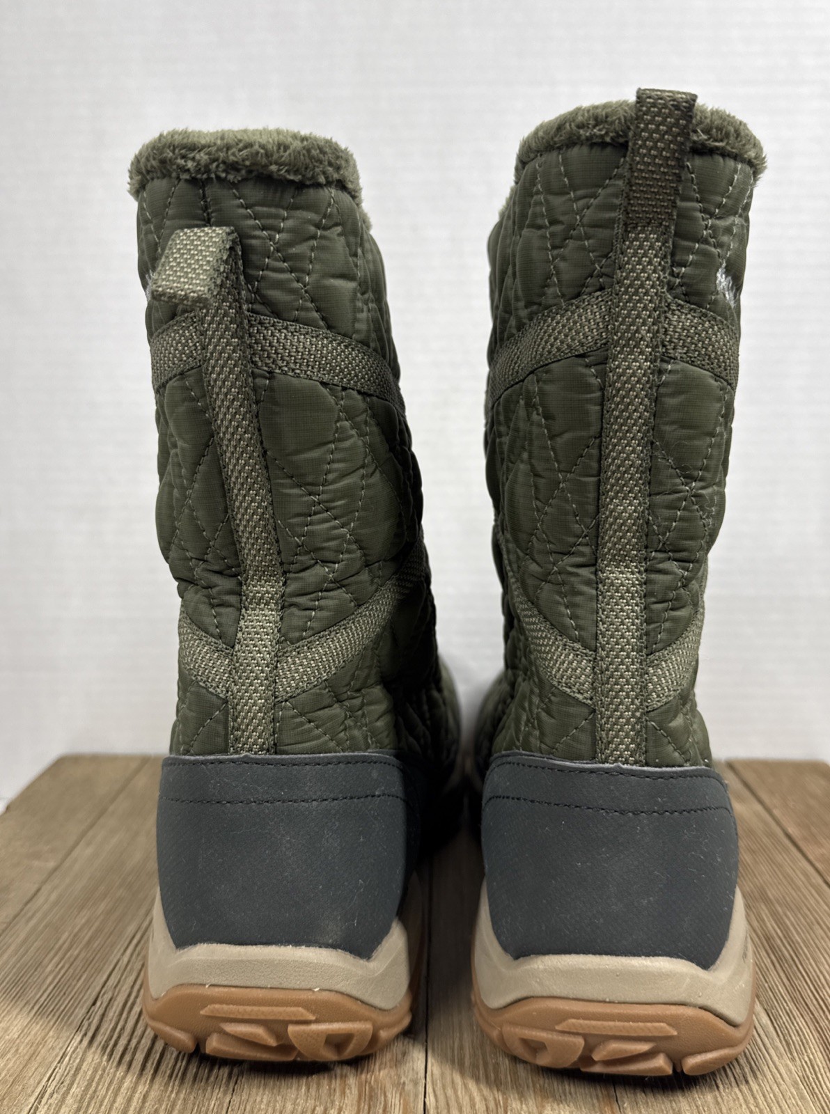 Columbia Womens Waterproof Techlite Winter Boots Size 9.5 Green Snow Boots Warm! thumbnail 2
