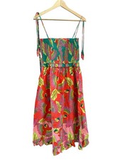 Farm Rio Smocked Cover-Up Midi Dress Size M Medium NEW NWT