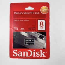 SanDisk 8GB Memory Stick PRO Duo SDMSPD-8192-A11 MagicGate Sony PSP NEW