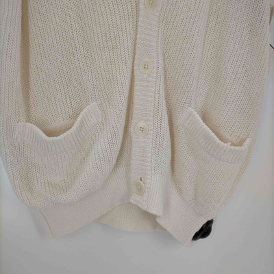 KAPTAIN SUNSHINE Men's 38 Washi Cotton Cardigan White Used KAPTAIN SUNSHINE Men's 38 Washi Cotton Cardigan White Used