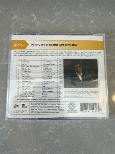 ELECTRIC LIGHT ORCHESTRA PLAYLIST: THE VERY BEST OF ELECTRIC LIGHT ORCHESTRA CD - Foto 3 di 3