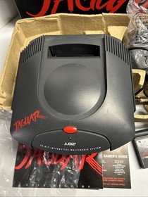 Atari Jaguar Console System Complete in Box w/ Cybermorph CIB Tested