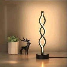 Spiral LED Algae Inspired Table Lamp For Living Room, Bedroom & Office
