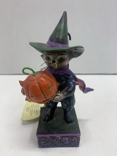 Jim Shore Perfectly Frightful Cat Witch 4036236