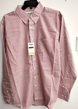 Wrangler Riata Long Sleeve Plaid Shirt, 112365846, Light Weight,  Red Plaid