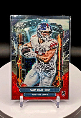 2025 Topps Cosmic LUNAR RC Cam Skattebo Lunar Eclipse Refractor /10 Super SSP
