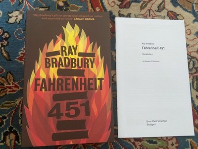Fahrenheit 451 - Ray Bradbury Taschenbuch Englisch English + Vocabulary Book