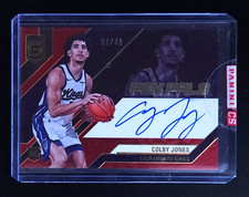 2023-24 PANINI DONRUSS ELITE PEN PALS AUTO RED /49 RC COLBY JONES