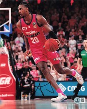 Alexander Sarr Perth Wildcats Signed Basketball 8x10 Photo BAS