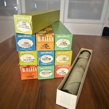 LOT of 10 Vintage Aeolian Roll Player Piano Music Rolls