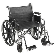 McKesson Standard 24" Wheelchair with Swing away Footrests