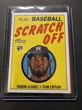 2020 Topps Heritage #2 Yordan Alvarez 1971 Topps Baseball Scratch-Offs RC Astros