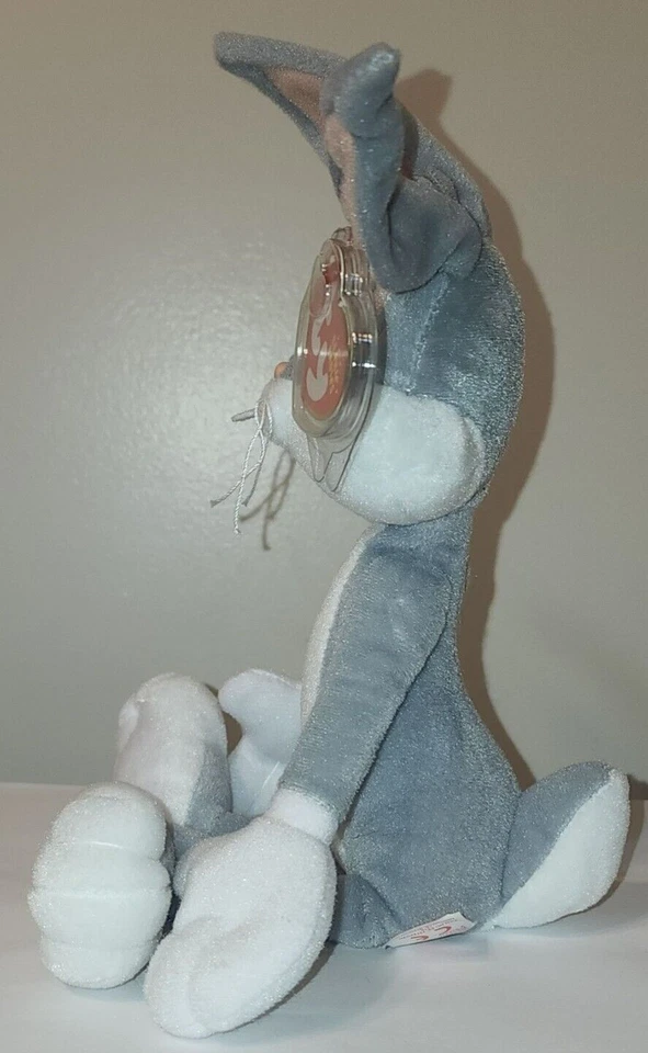 Juguete de peluche Ty Beanie Baby BUGS BUNNY (Looney Tunes - exclusivo de Walgreen) MWMTs Foto 3 de 4
