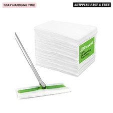 Dry Sweeping Cloths Disposable Mop Pads Refills Compatible with Swiffer