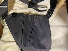 Crossbody Sling Bag, Zip Closure, Adjustable Strap, Pockets, Unisex