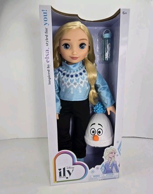 Disney ILY 4EVER Inspired by Elsa 18'' Doll Ice Skating Outfit Frozen Olaf New 