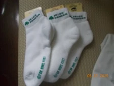 3 New Pair For Bare Feet Brand Irish Dancer Cotton/Nylon Ankle Socks Size 9-11