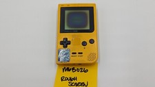 Nintendo Game Boy Pocket Handheld Console System Yellow - WORKS - FREE SHIP