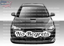 No Regrets Decal Funny Car Vinyl Sticker Jdm Racing Turbo Stance Illest No Regrets Decal Funny Car Vinyl Sticker Jdm Racing Turbo Stance Illest