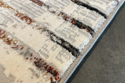 MULTICOLOUR FLOOR RUG ABSTRACT LINES CONTEMPORARY AREA RUG XX LARGE 240 x 330 CM - Picture 8 of 9
