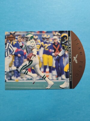 CHARLIE GARNER 1996 UPPER DECK TEAM TRIO FOOTBALL CARD # TT12 F0449