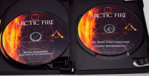 ARCTIC FIRE 2012 DVD-R 6 Disc Set Sword Making Bladesmith Anchorage Alaska OOP - Imagen 5 de 6