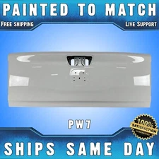 NEW *Painted PW7 White* Aluminum Tailgate Shell for 2019-2024 RAM 1500 Pickup