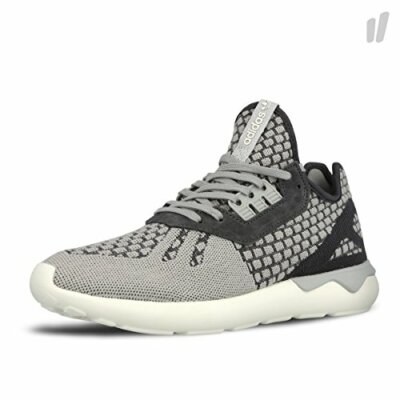 Adidas Men's Tubular Runner Primeknit Grey/White Sz 6.5 S81676 Fashion Shoe