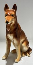 German Shepherd Dog Animal Porcelain Figurine