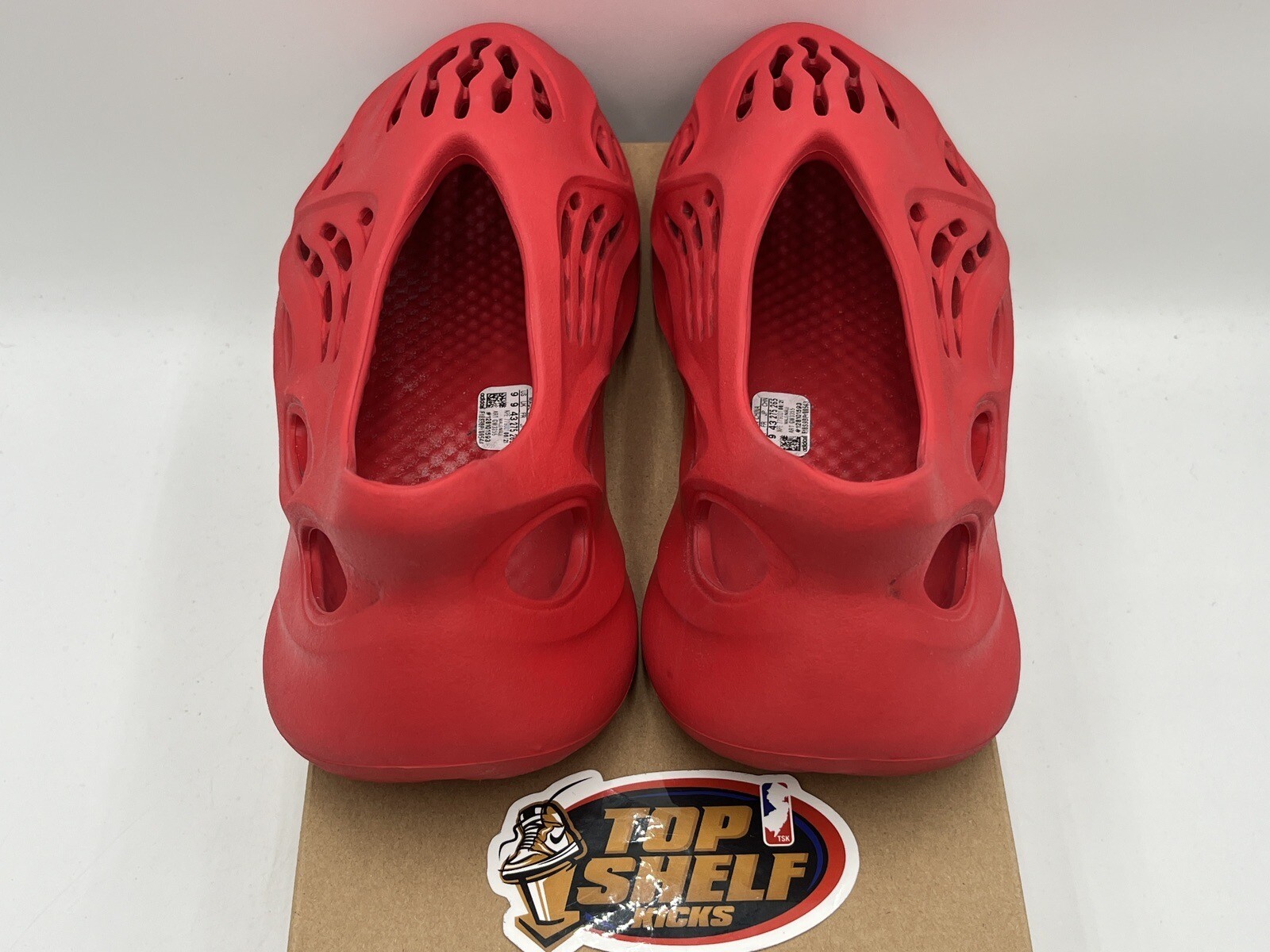 Adidas Yeezy Foam Runner Vermilion 2021 Size 9 Authen… Gem