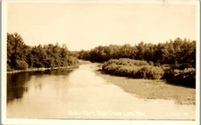 Cross Lake, Minnesota  RPPC (1930s)  Below the Dam