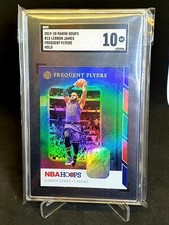 2019-20 Lebron James Hoops Frequent Flyers Holo Graded SGC 10