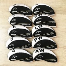 10Pcs Quality Black Callaway PARADYM TUNGSTE Neoprene Golf Iron Covers